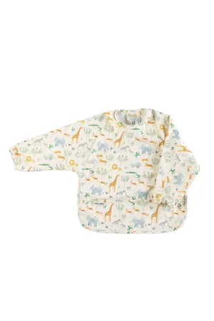 Loulou Lollipop - Long Sleeve Waterproof Bib - Safari Jungle