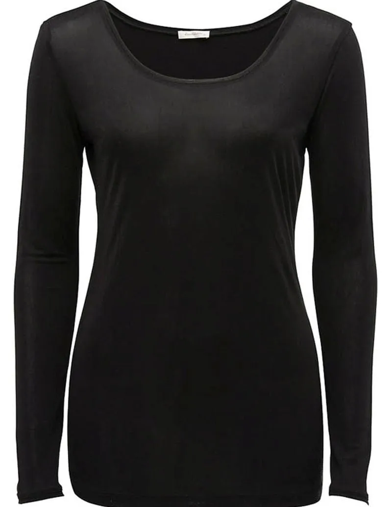 Love & Lustre - Silk Jersey Long Sleeve Top