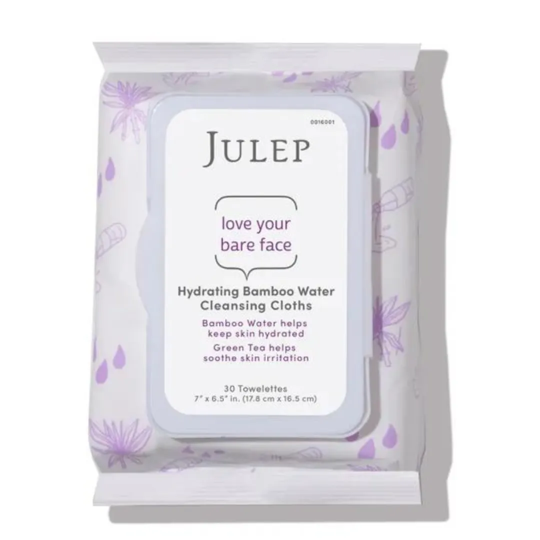 Love Your Bare Face, Hydrating Bamboo Water Cleansing Cloths
