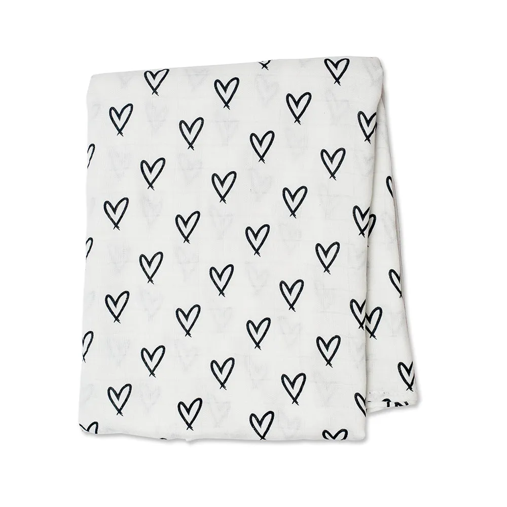 Lulujo Bamboo Muslin Swaddle Blanket