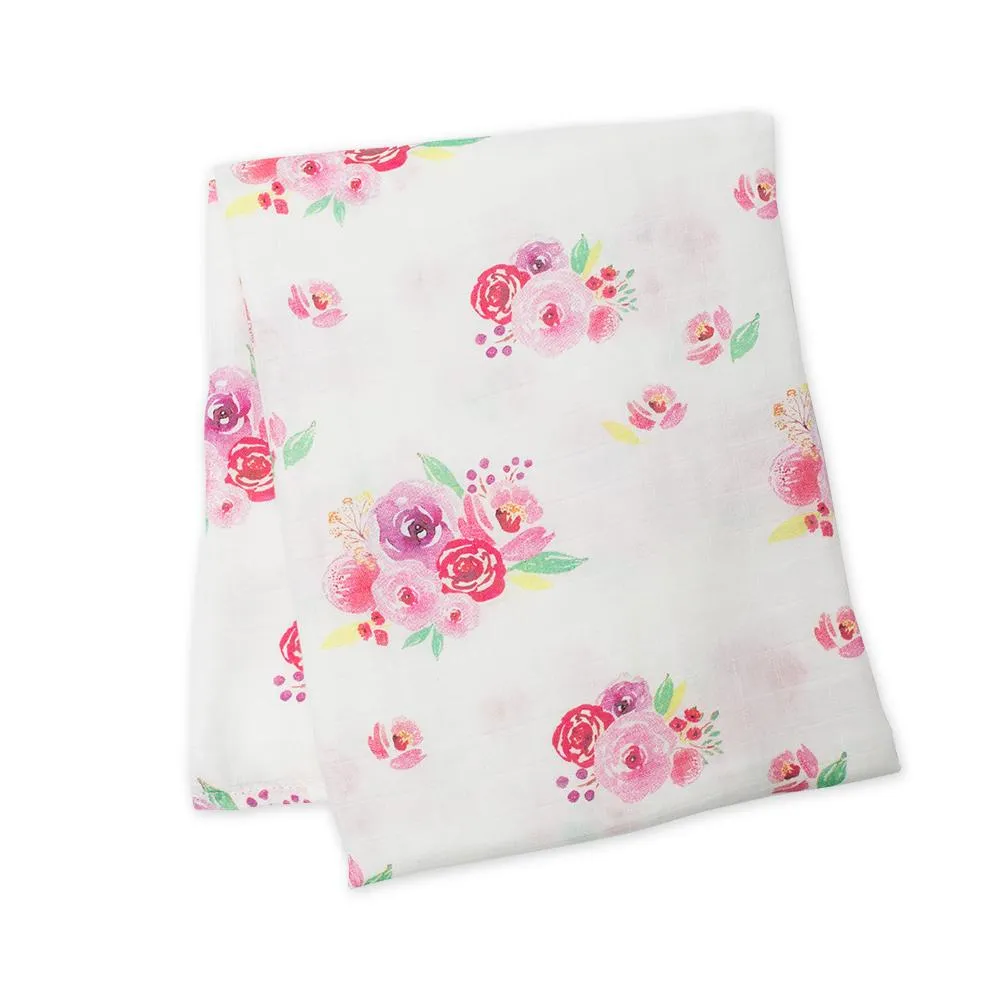 Lulujo Bamboo Muslin Swaddle Blanket