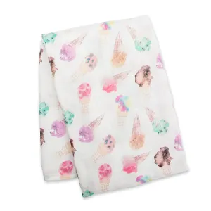 Lulujo Muslin Bamboo Swaddle