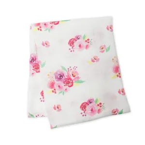 Lulujo Muslin Swaddle - Posies