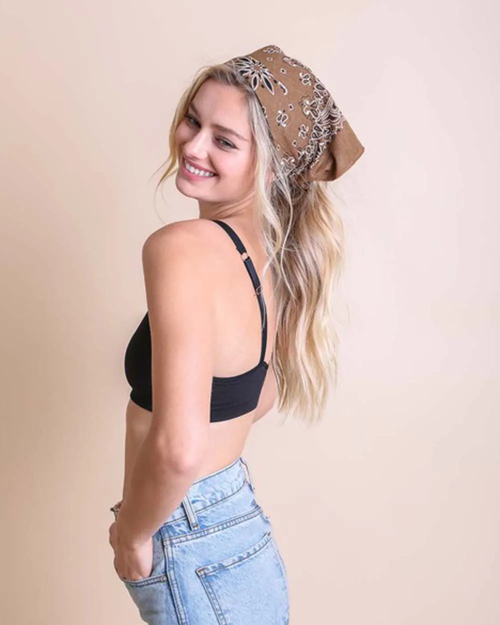 Luxe Cotton Bandana in Ranch