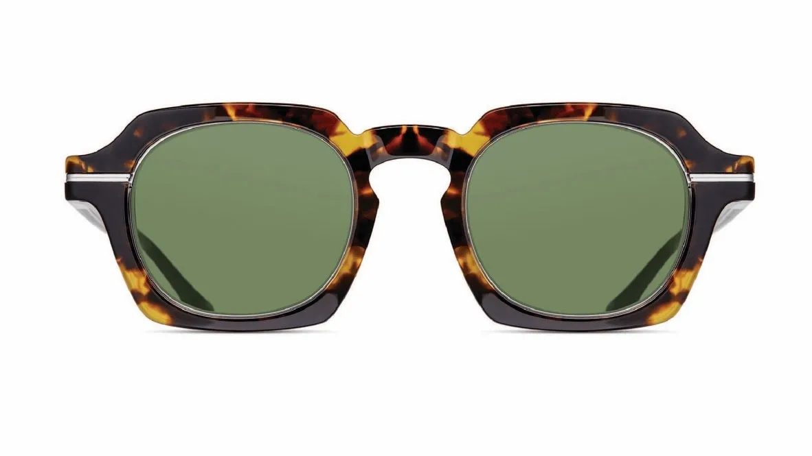 M2055-Tokyo Tortoise / Brushed Silver / Sage Green