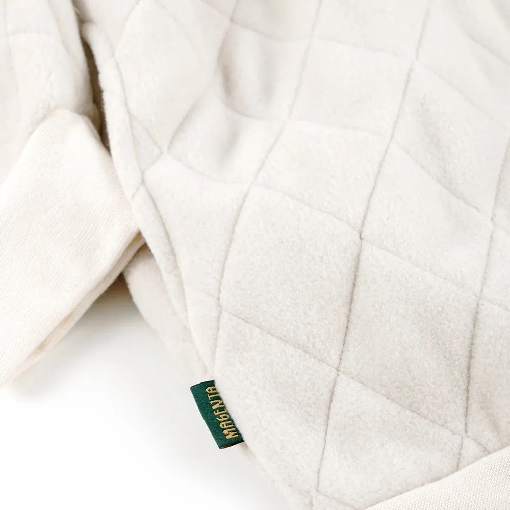 Magenta Lunar Quilted Highneck Natural
