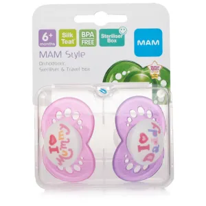 Mam 6  Month Soother Pink