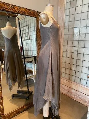 Marc Le Bihan Silk Double Layer Dress