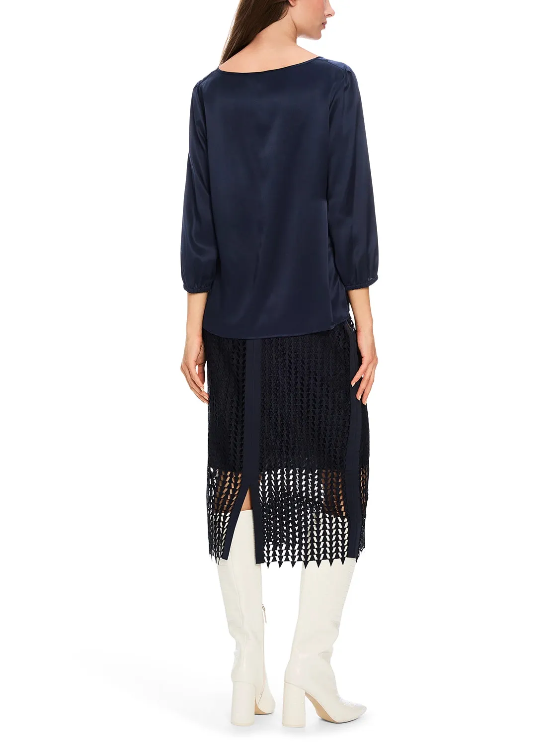 MarcCain Loose Silk Blouse XA 51.23 W52
