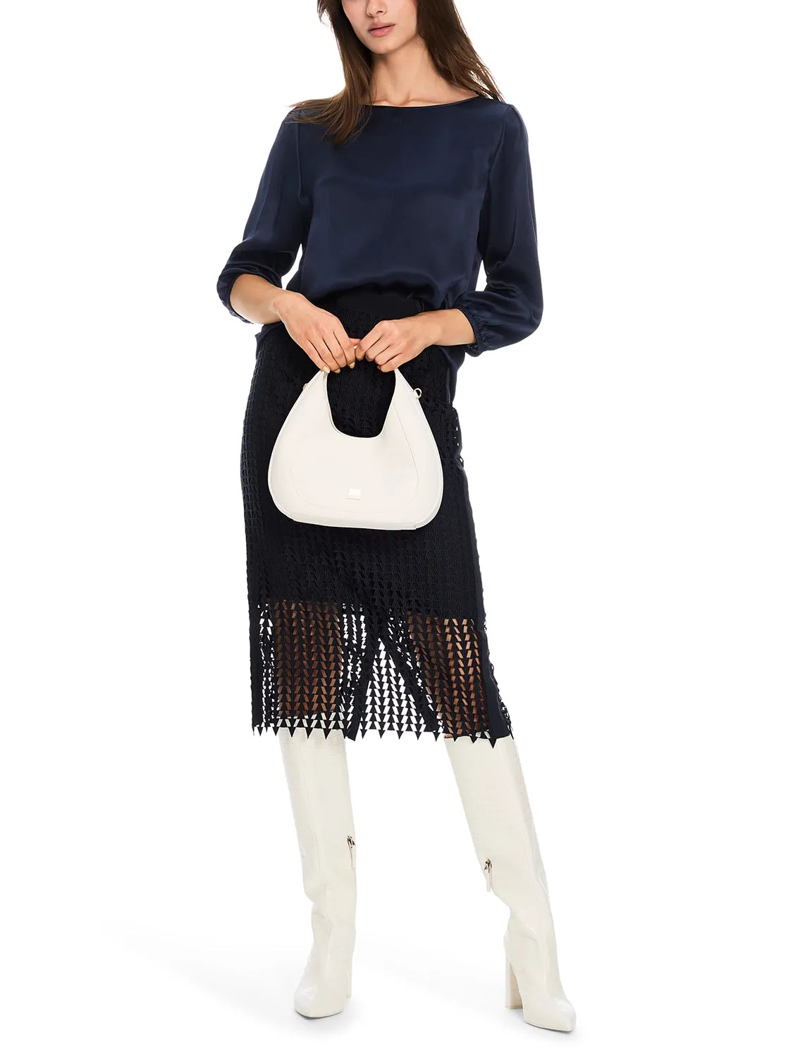 MarcCain Loose Silk Blouse XA 51.23 W52