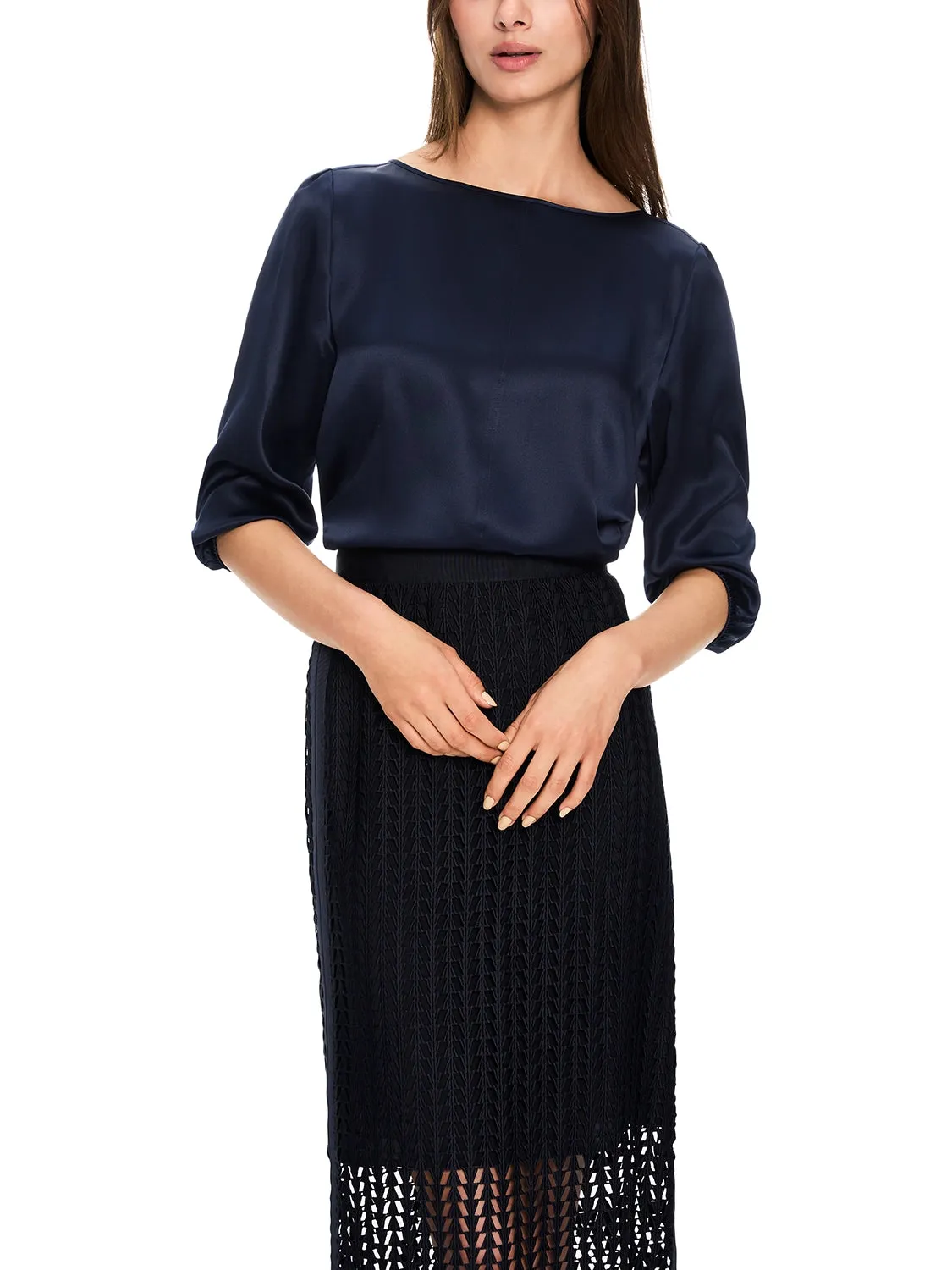 MarcCain Loose Silk Blouse XA 51.23 W52