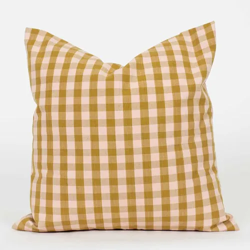 Maria Pillow 40x40 Pink / Mustard