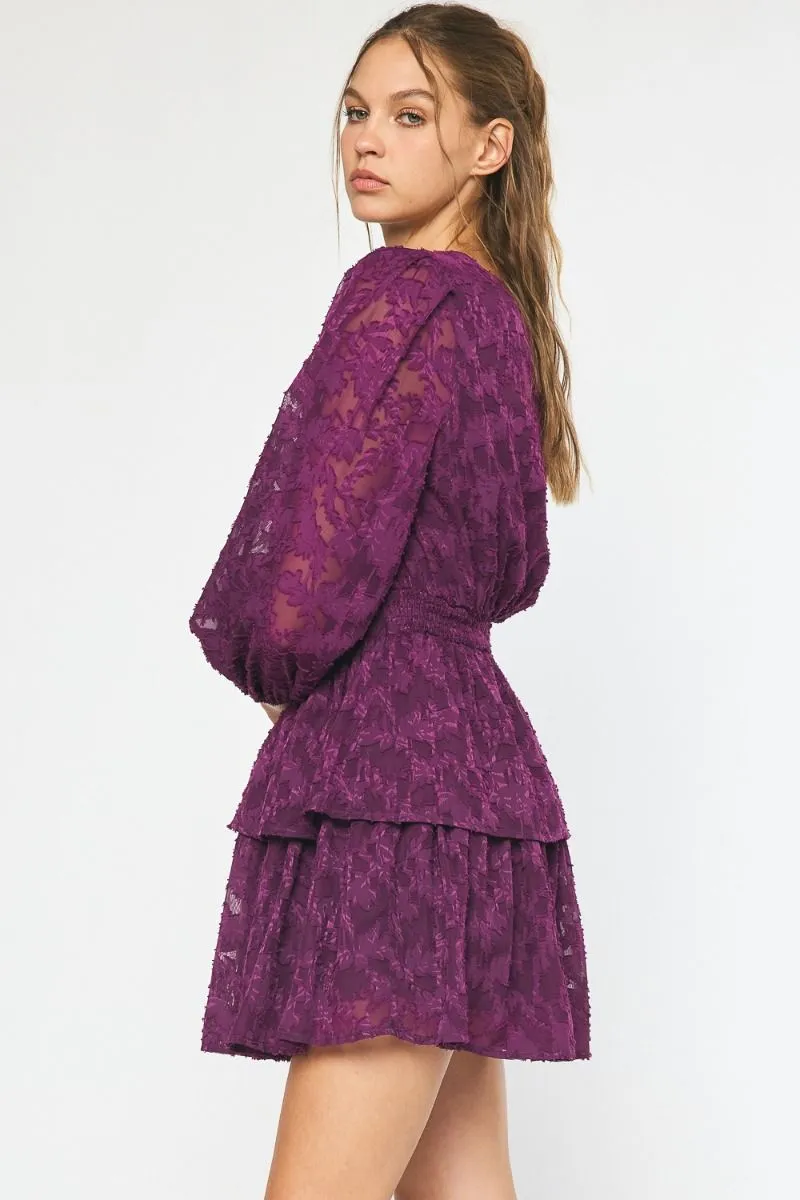 Marly Floral Violet Dress FINAL SALE