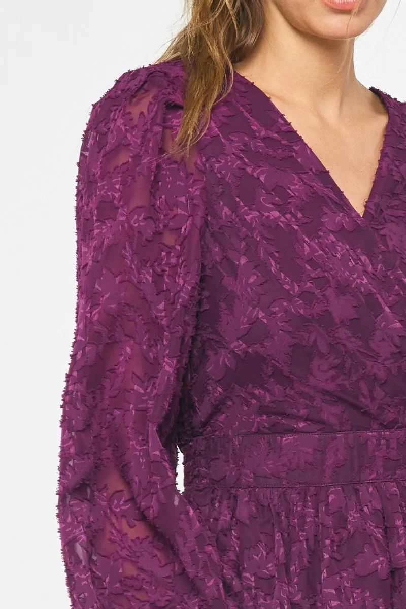Marly Floral Violet Dress FINAL SALE