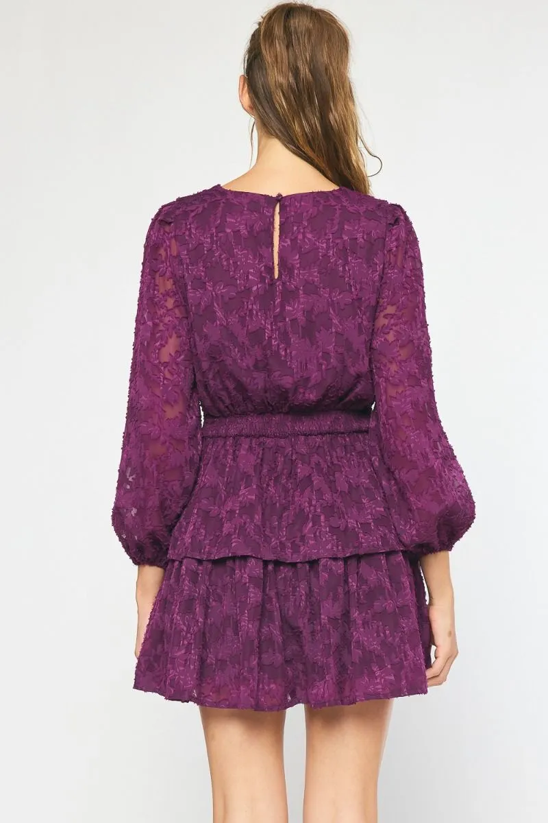 Marly Floral Violet Dress FINAL SALE
