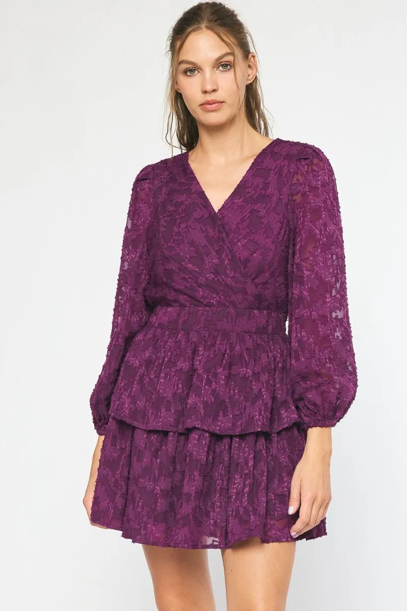 Marly Floral Violet Dress FINAL SALE