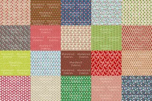 Mask Panel Set 7 Christmas- Woven