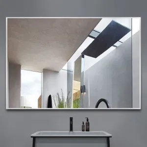 MATHEWS BATHROOM VANITY MIRROR SILVER