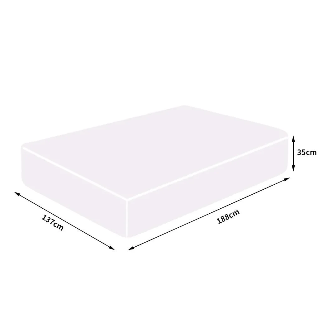 Mattress Protector Topper 70% Bamboo Hypoallergenic Sheet Cover Double