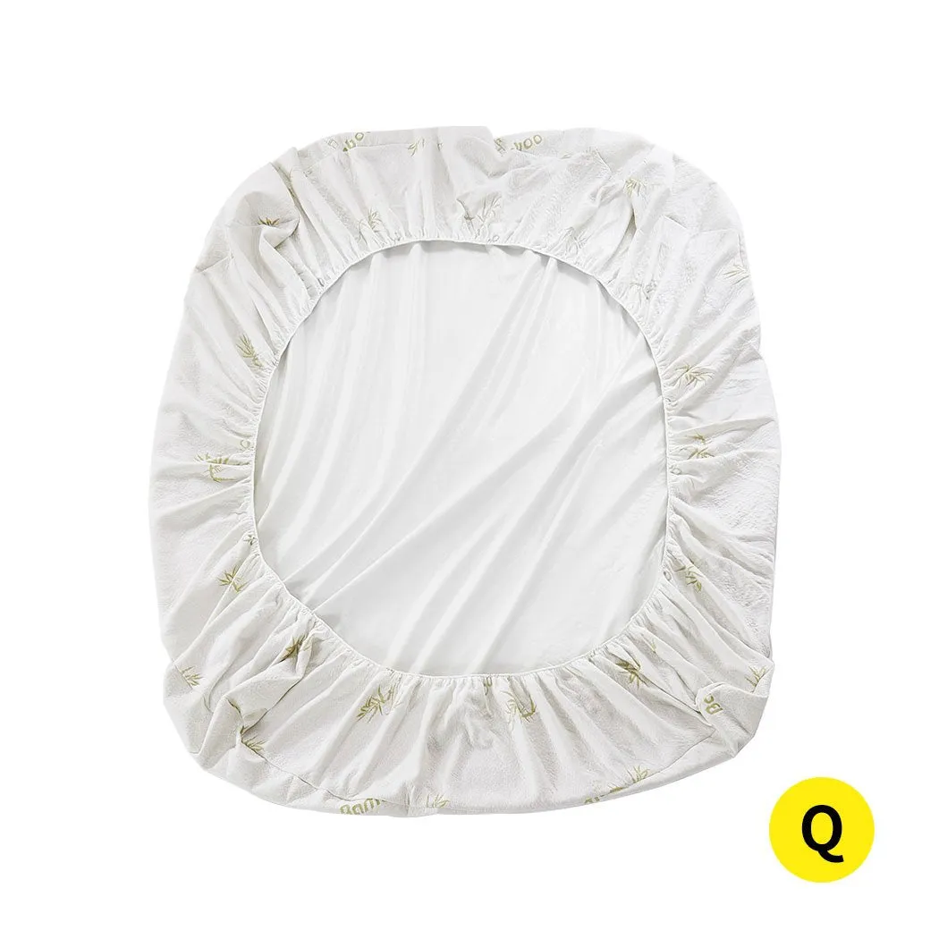 Mattress Protector Topper 70% Bamboo Hypoallergenic Sheet Cover Queen