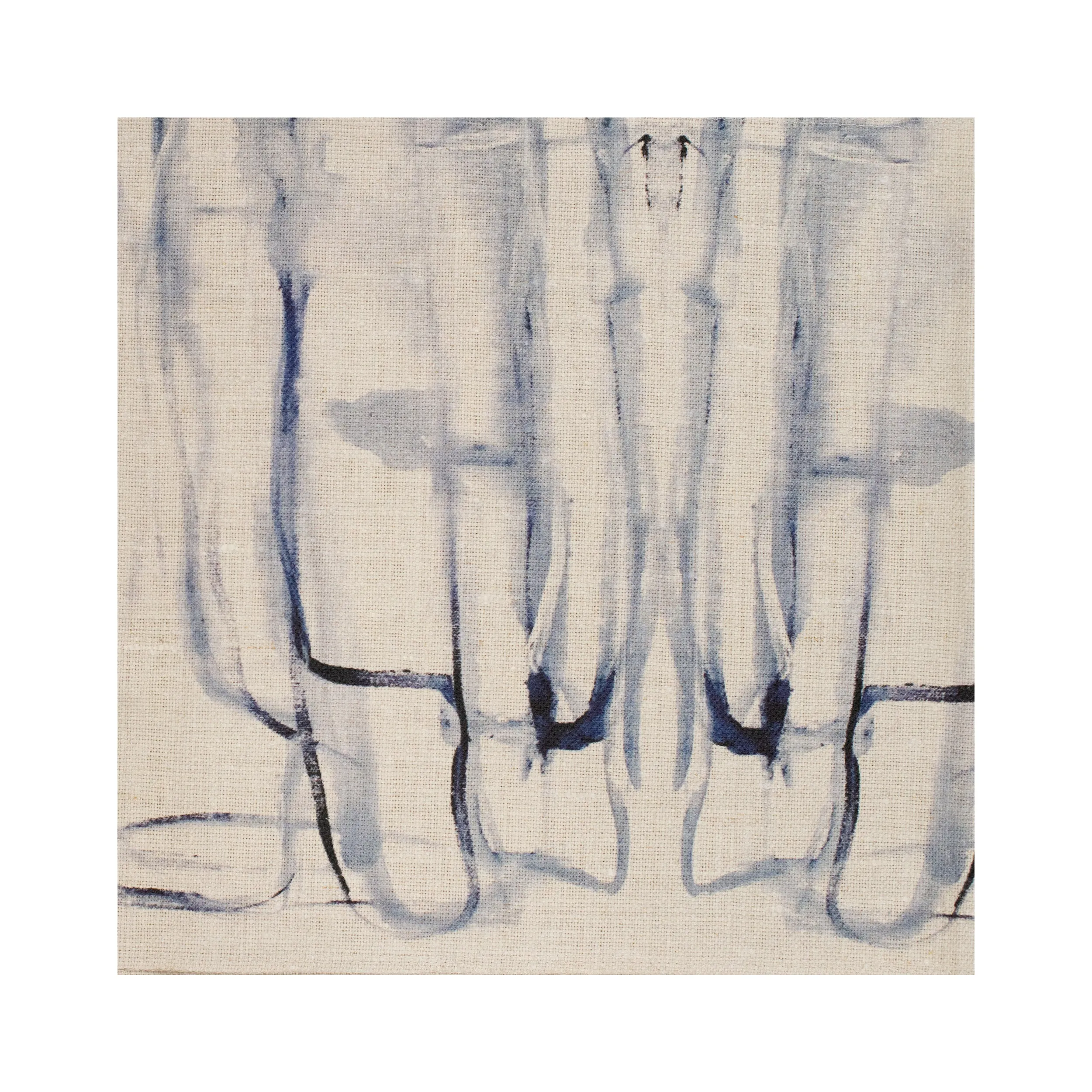 Me   You Indigo Fabric