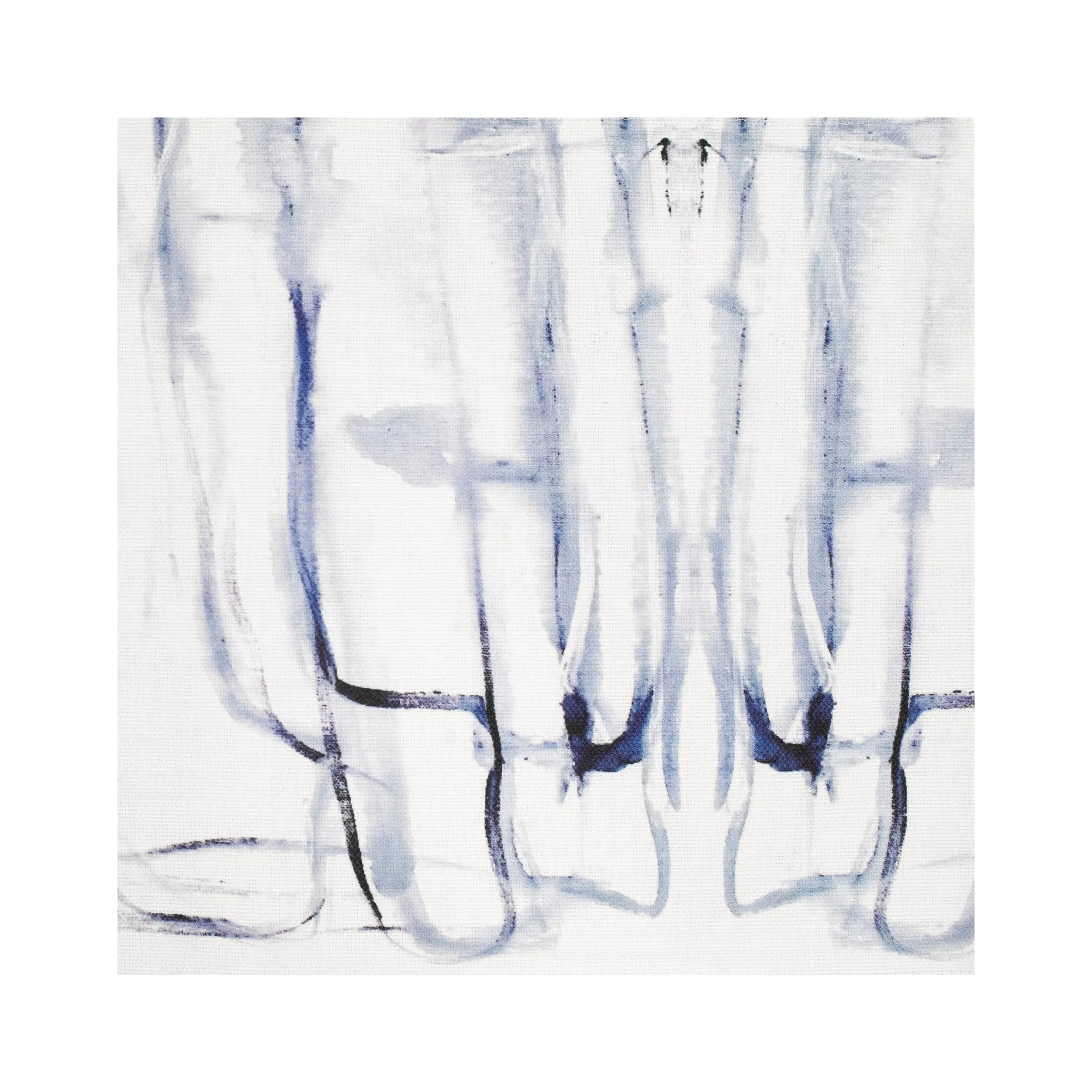 Me   You Indigo Fabric