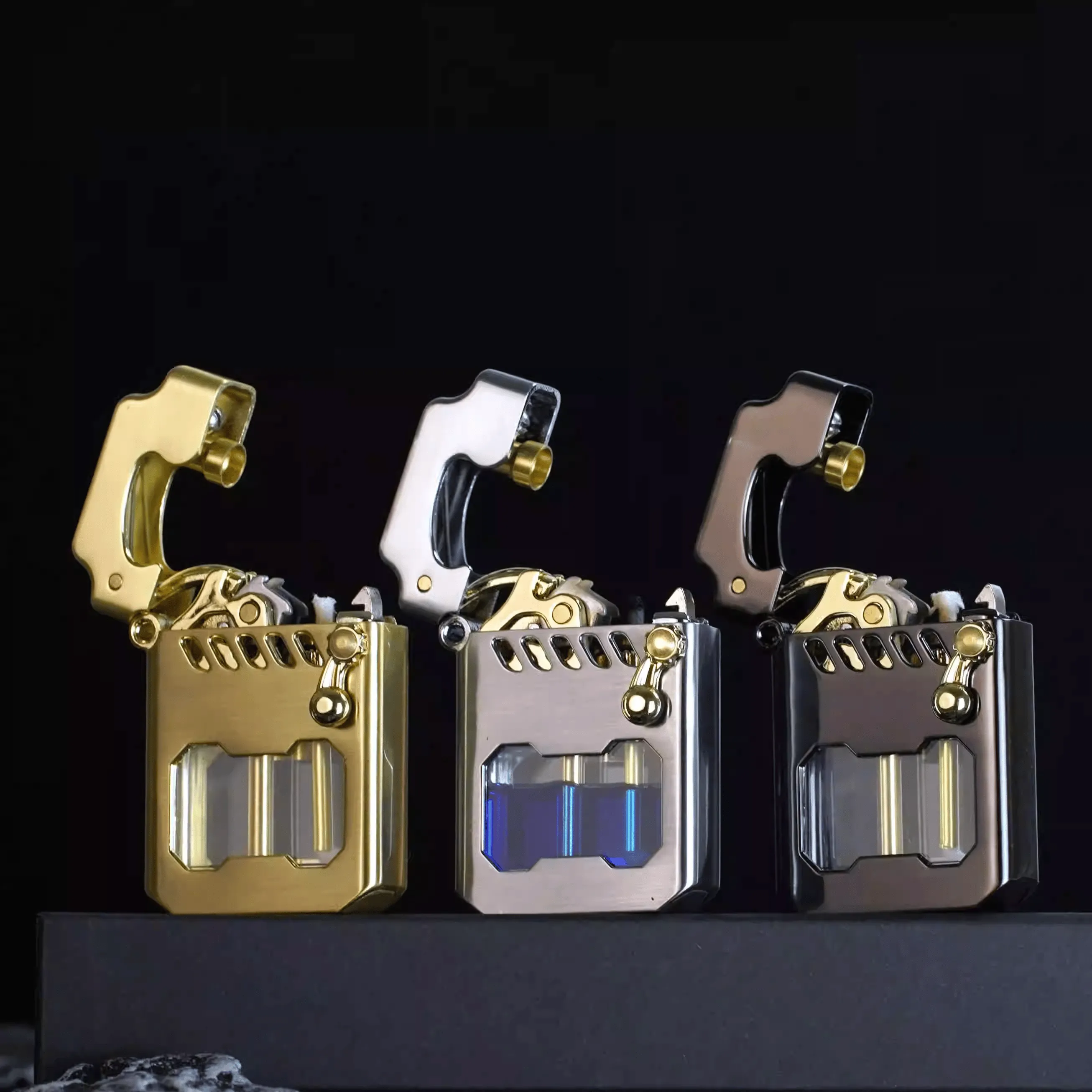 💖Mecha Metal Rocker Lighter