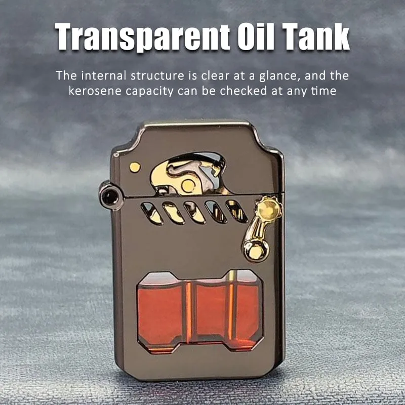💖Mecha Metal Rocker Lighter