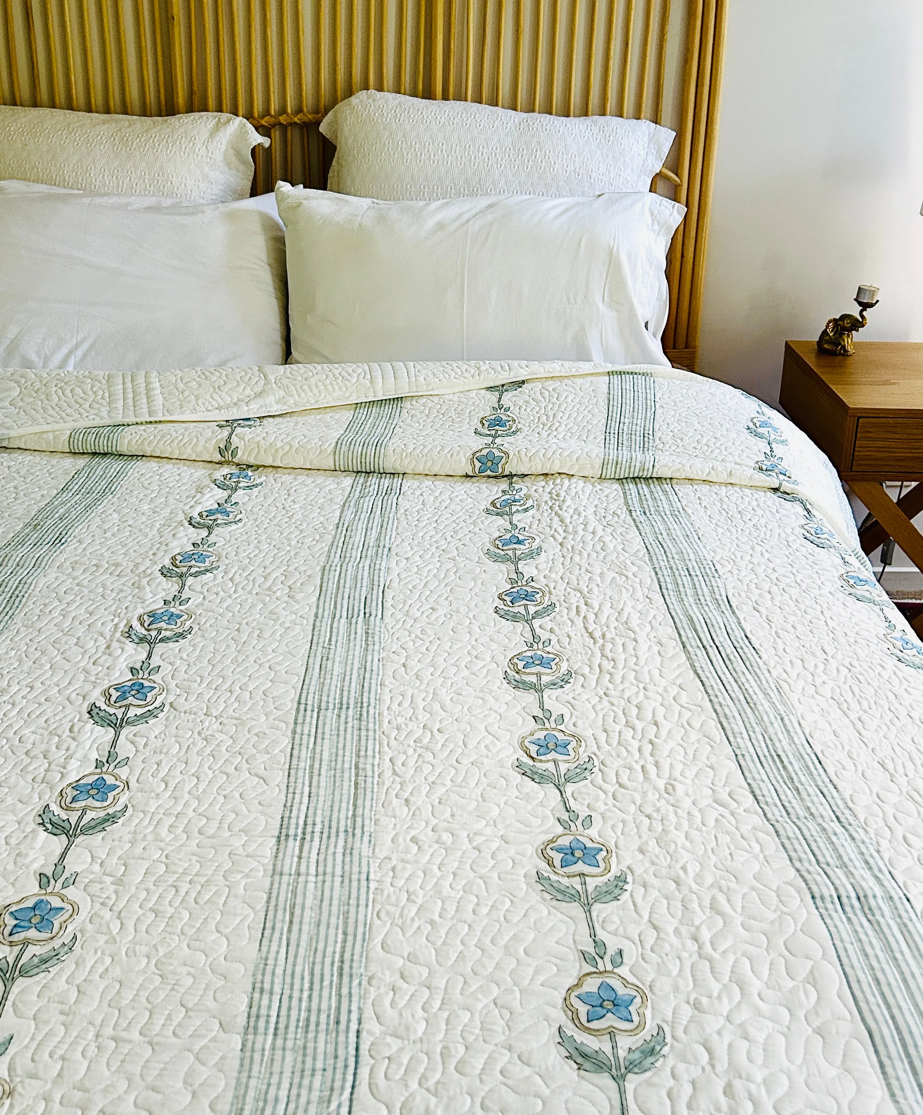 Meha | Quilted Coverlet King