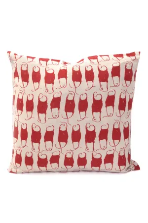 Mermaid's Purse Pillow - Nantucket Red
