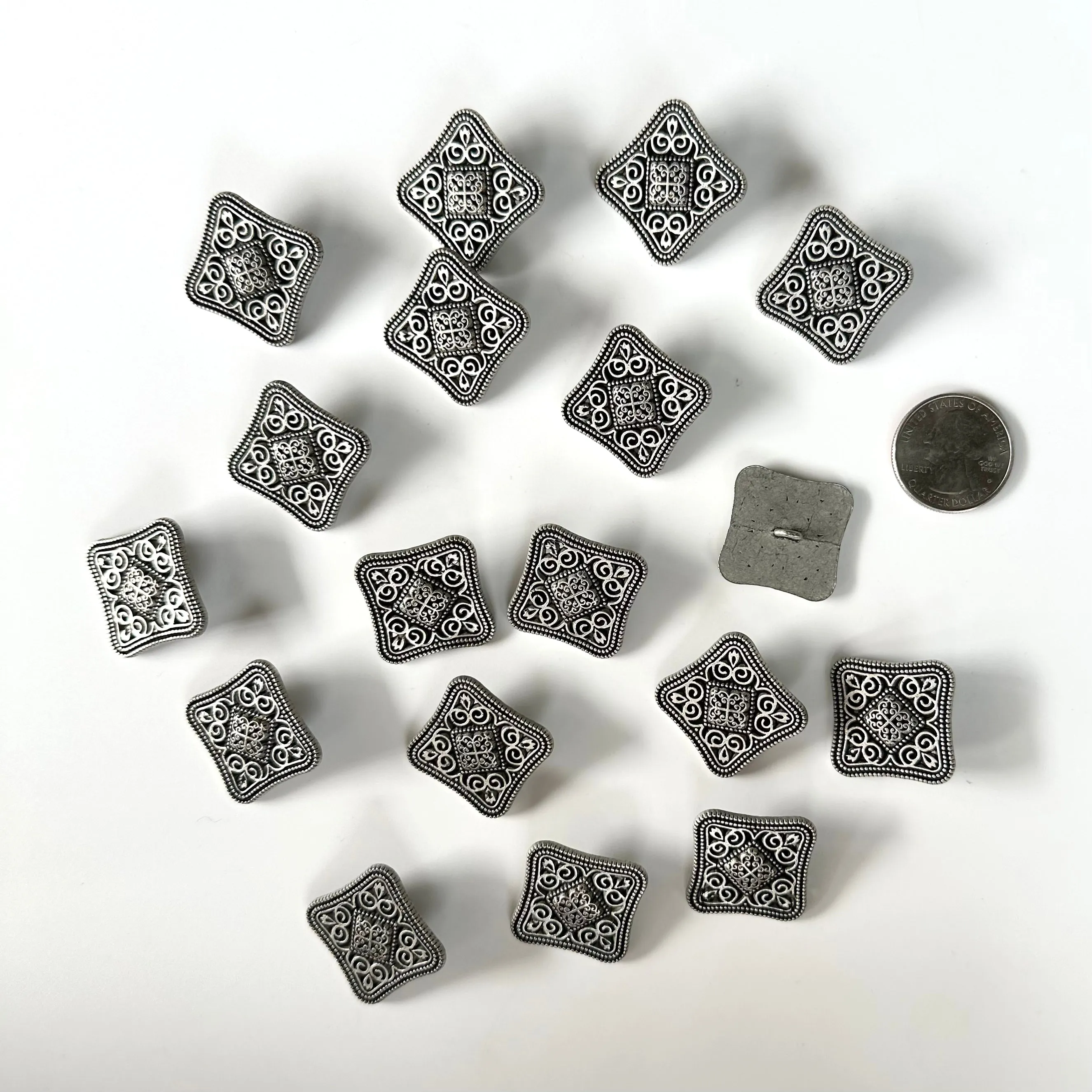 Metal Buttons over 7/8 inch