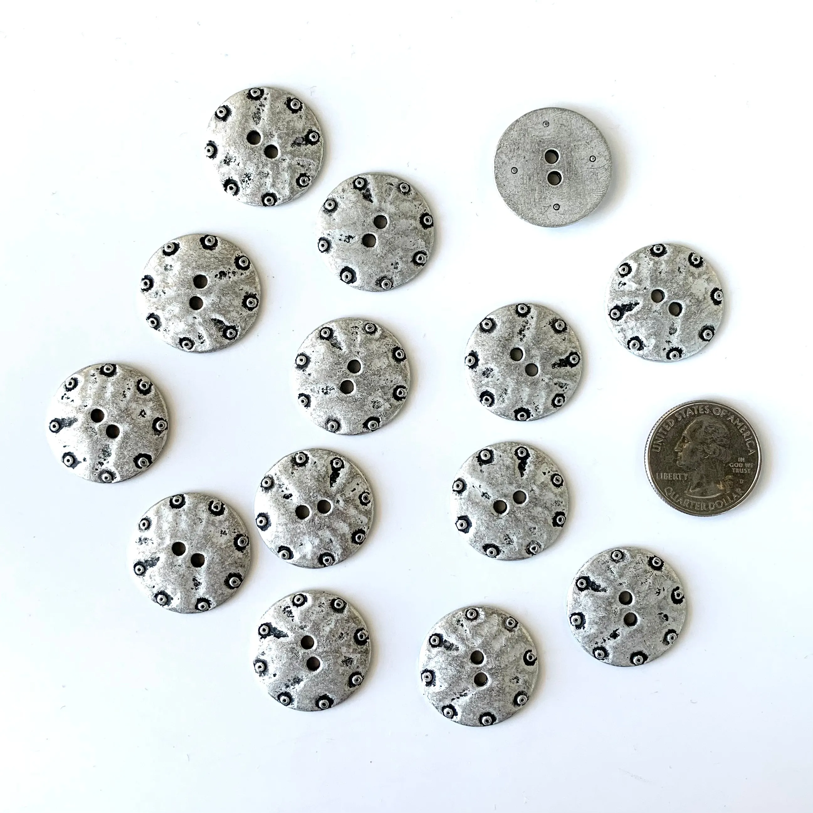 Metal Buttons over 7/8 inch