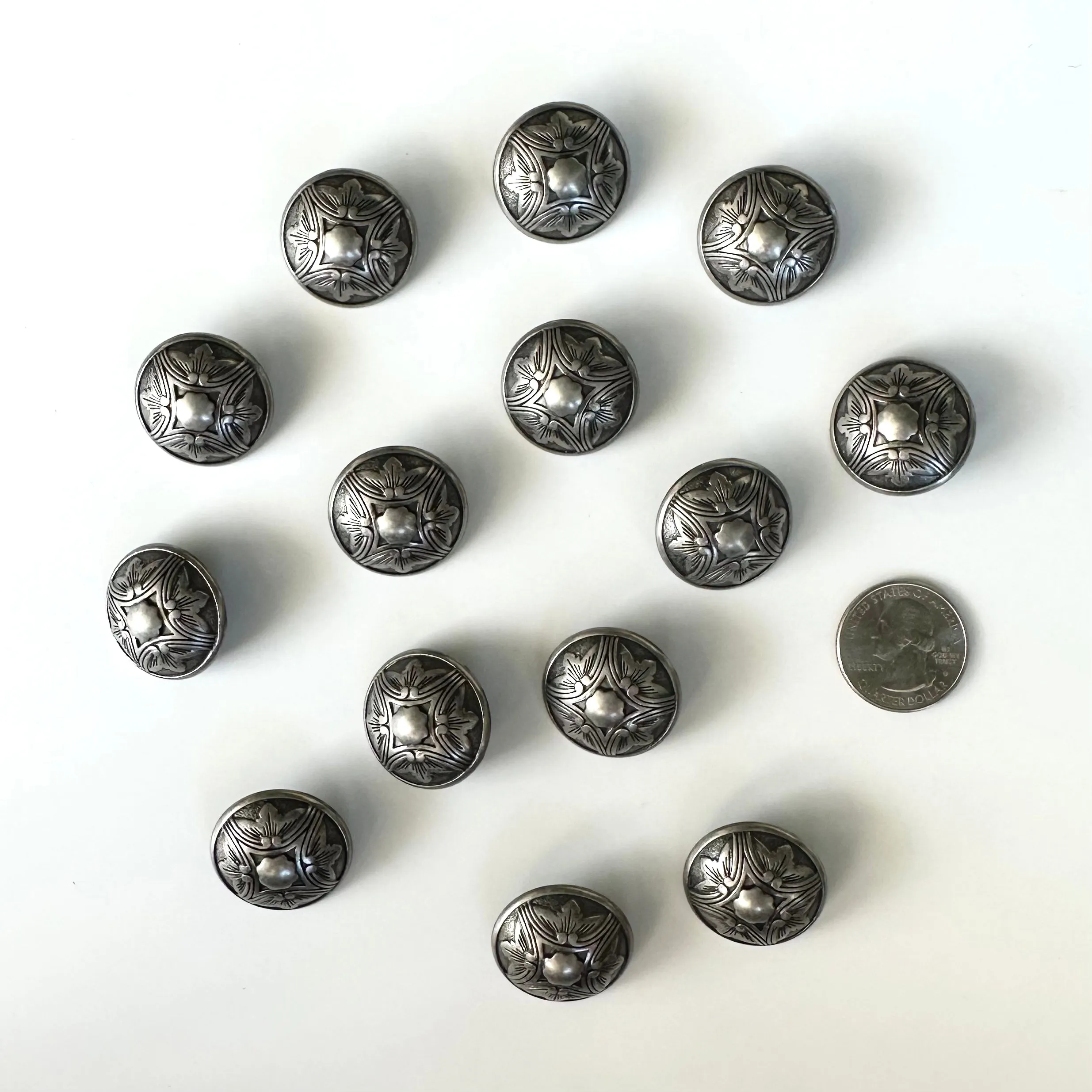 Metal Buttons over 7/8 inch