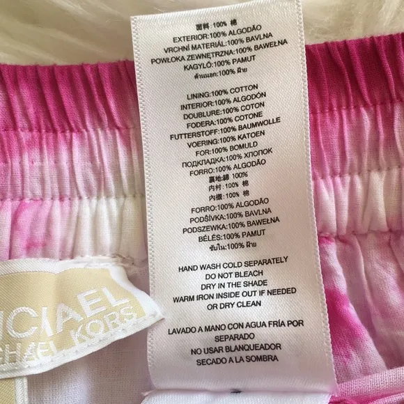 MICHAEL Michael Kors Pink Tie-Dye Cotton MaxiSkirt