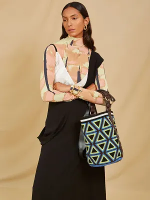Midi Triangle Cylinder Bag