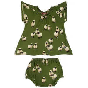 Milkbarn Bamboo Dress & Bloomer Valais Sheep