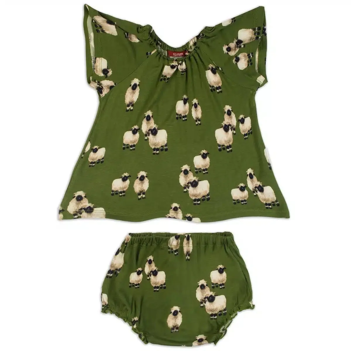 Milkbarn Bamboo Dress & Bloomer Valais Sheep