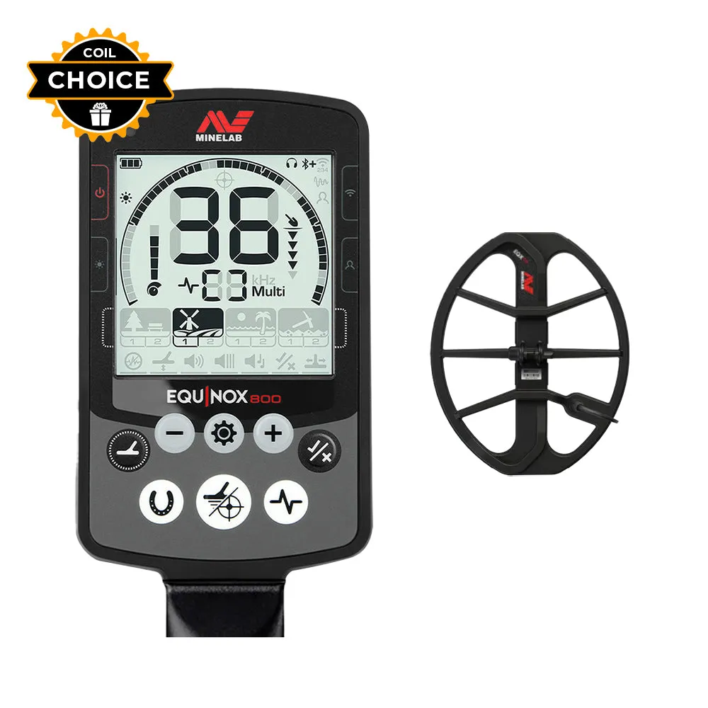 Minelab Equinox 800   6" OR 15" Coil