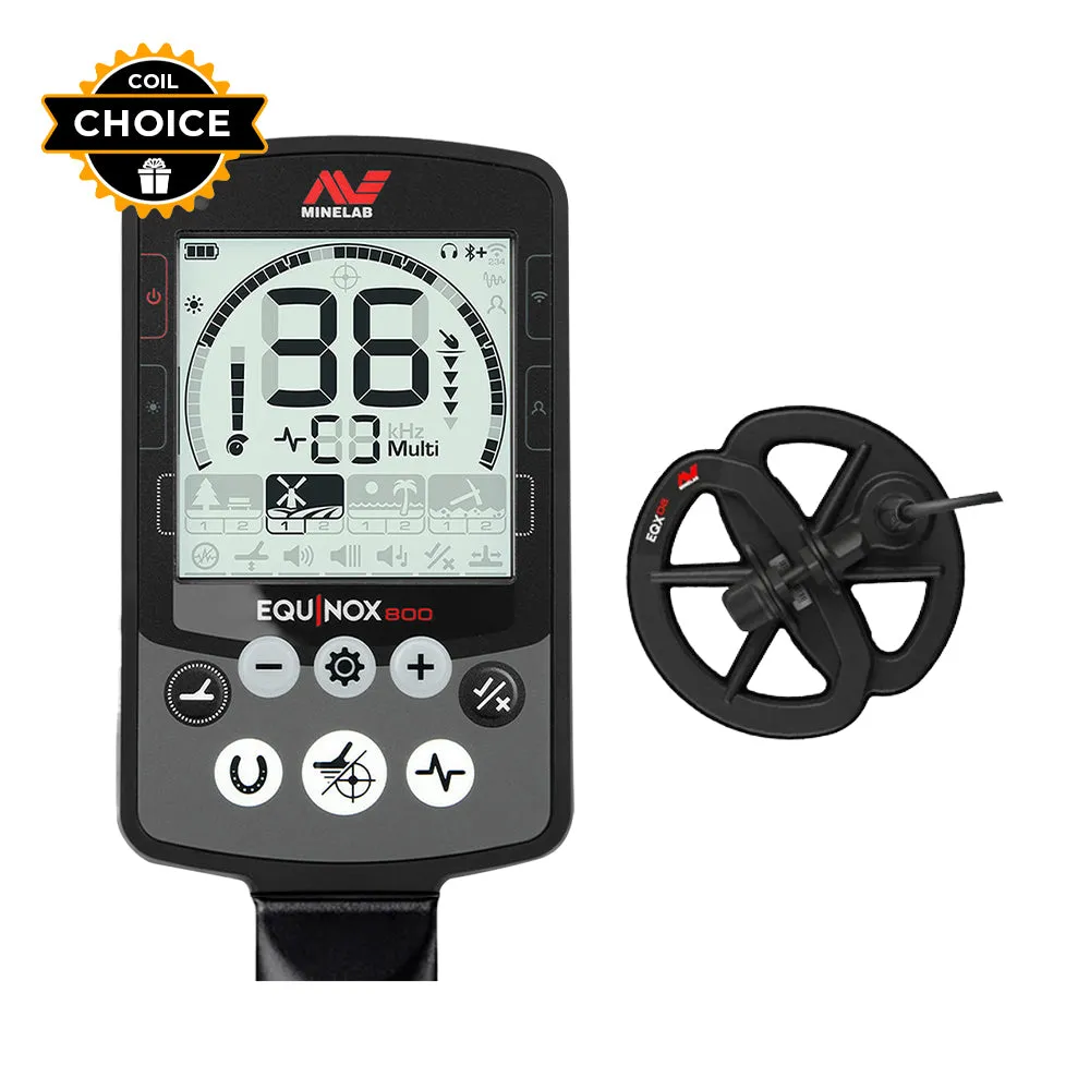 Minelab Equinox 800   6" OR 15" Coil