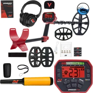 Minelab VANQUISH 540 Pro Pack Detector with 2 Coils and Pro-Find 20 Pinpointer