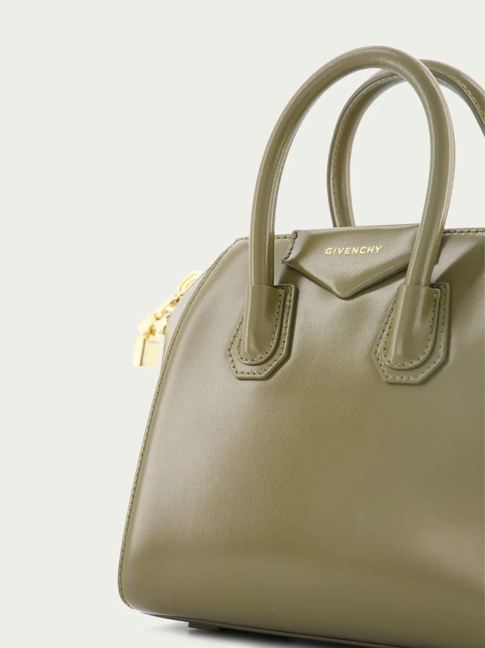 Mini Antigona Bag in Box leather