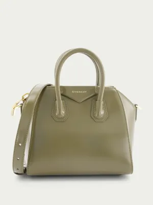 Mini Antigona Bag in Box leather