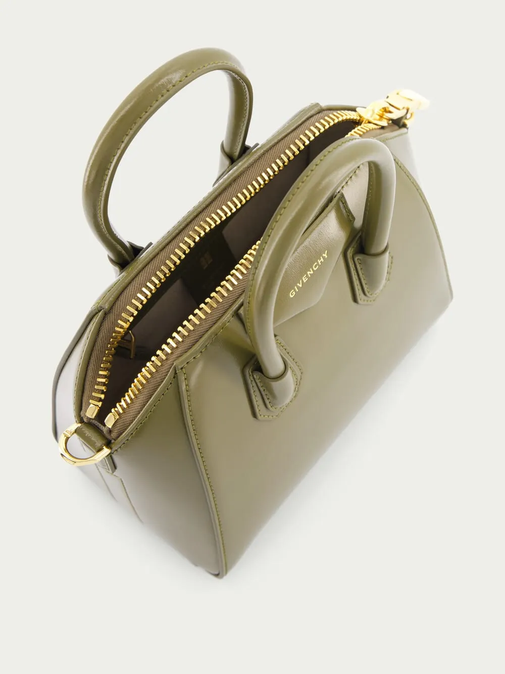 Mini Antigona Bag in Box leather