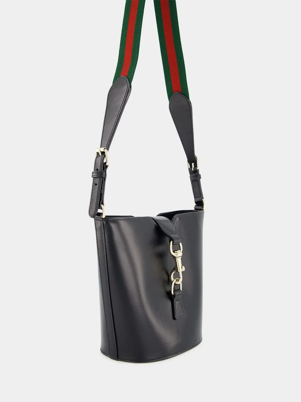 Mini Bucket Black Shoulder Bag