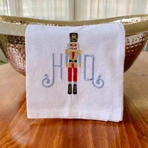 Monogrammed Nutcracker Towel