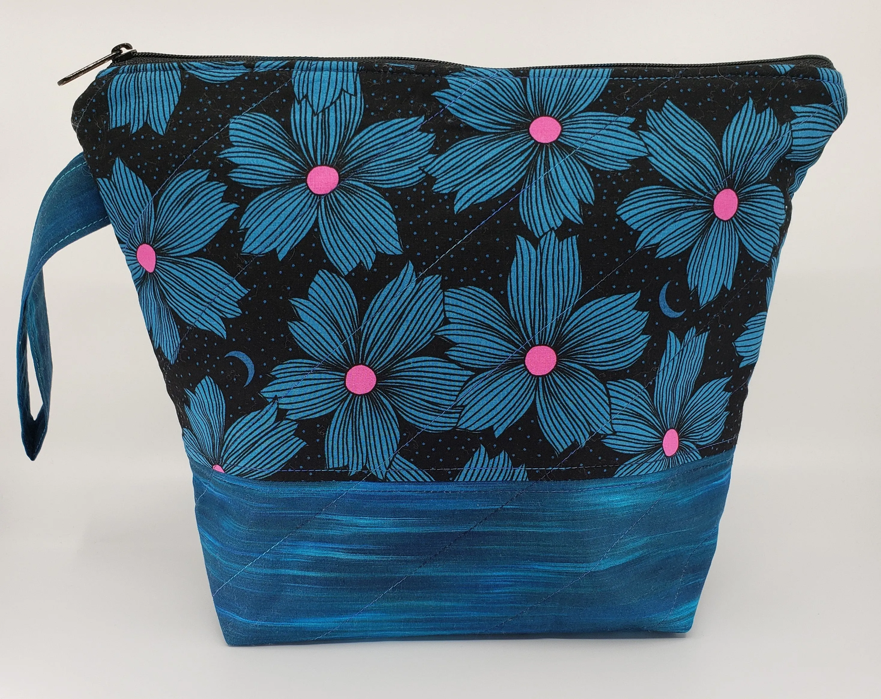 Moonlight Flowers - Project Bag - Medium