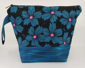 Moonlight Flowers - Project Bag - Medium
