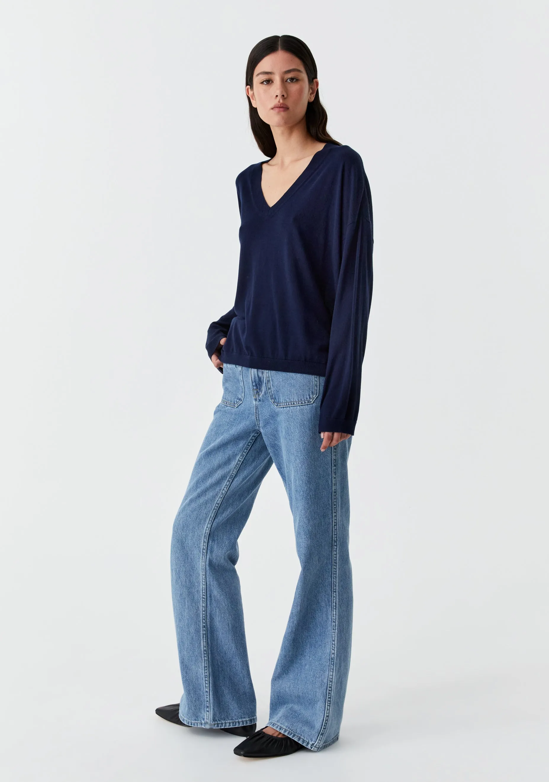 Morrison Skye Knit Pullover - Navy