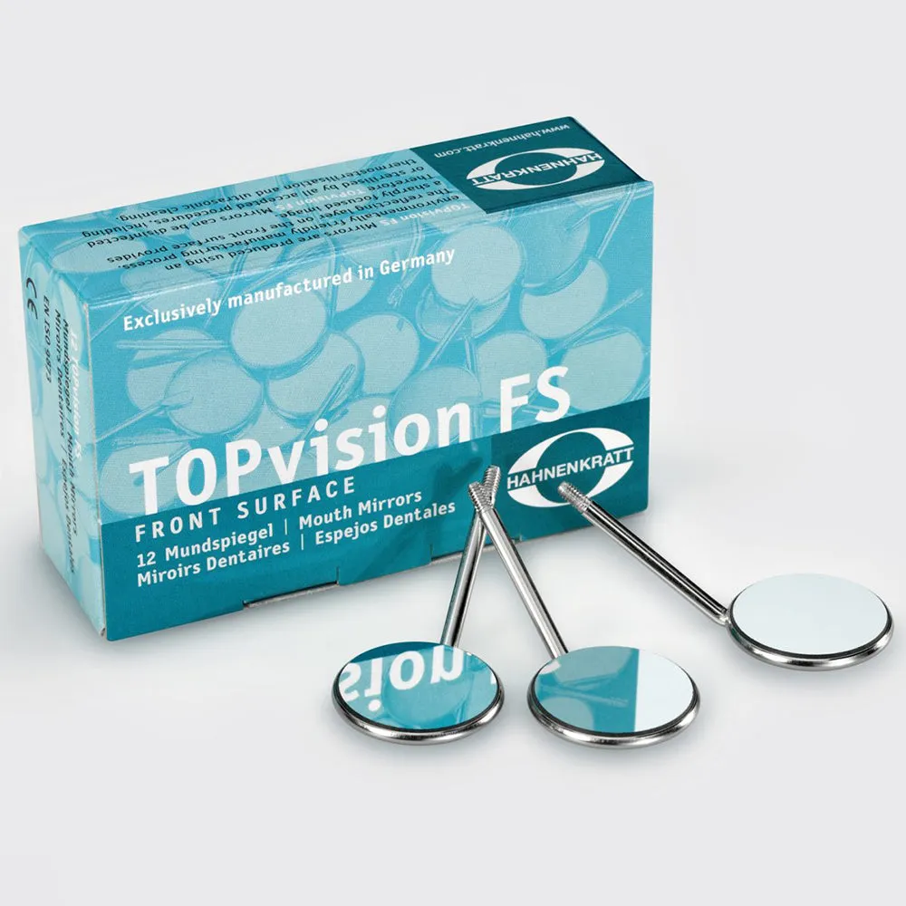 Mouth Mirror Topvision FS Rhodium 12pcs