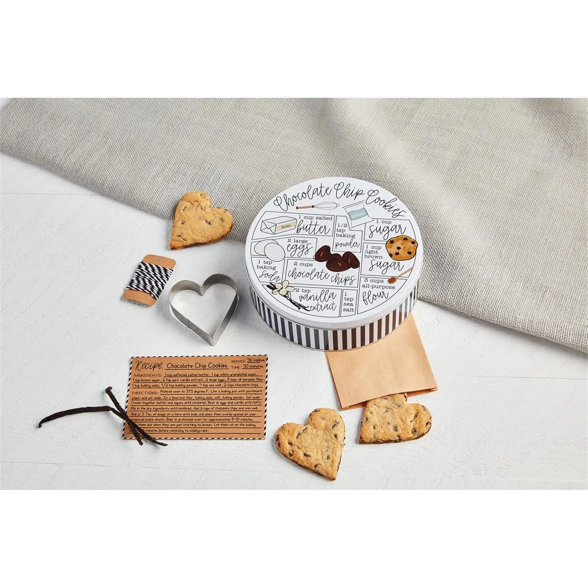 Mud Pie Chocolate Chip Cookie Recipe Tin Set